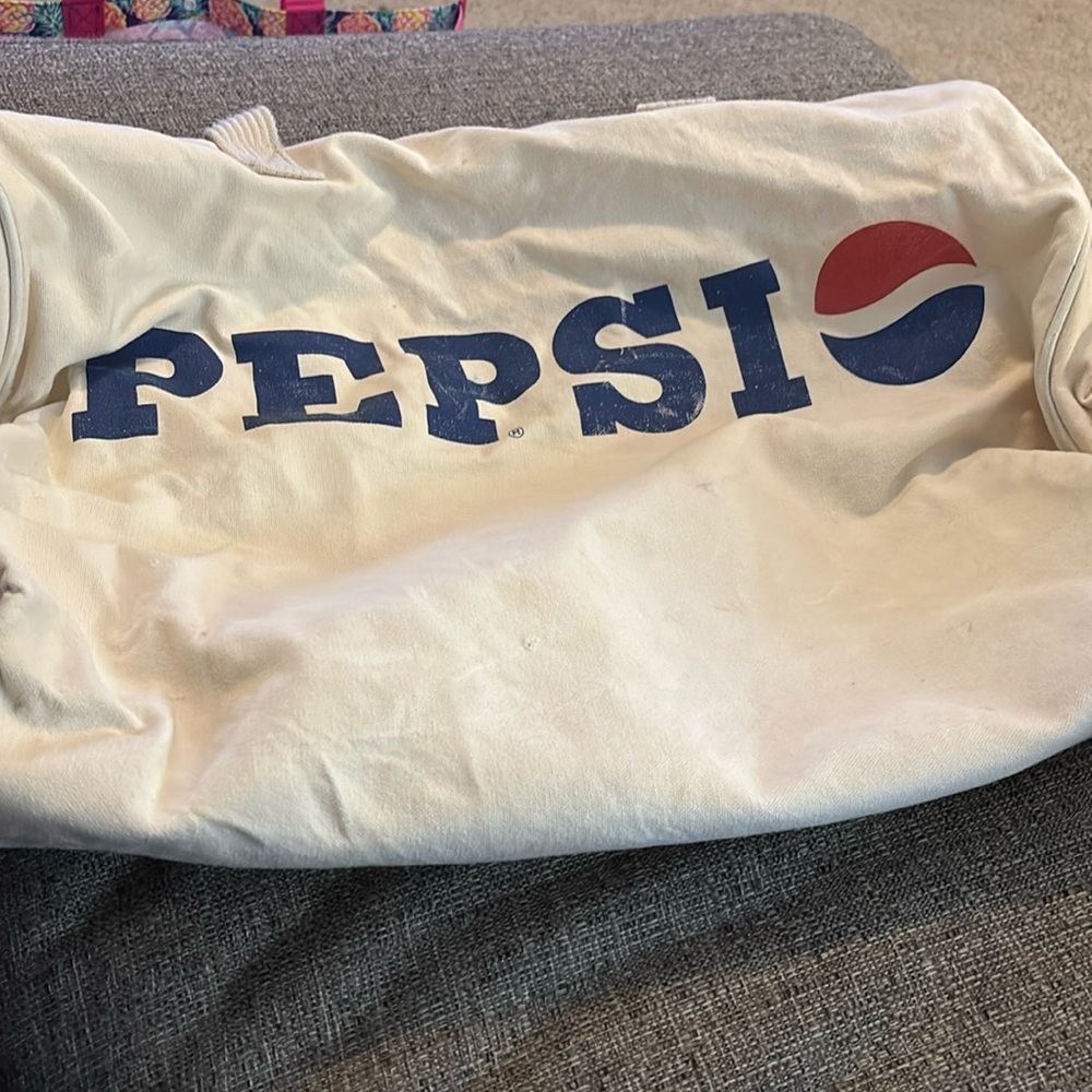 Vintage Pepsi Canvas Duffle Bag